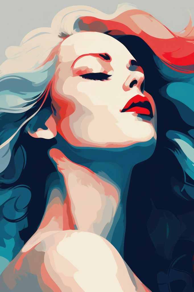Beauty at its purest - Framed Canvas - Print on demand