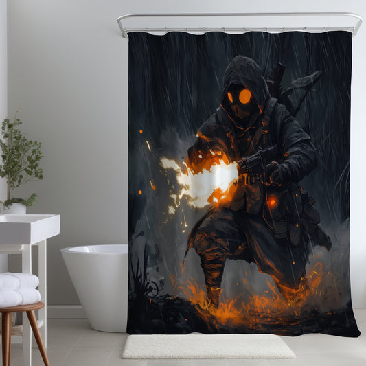 Scorch - Shower Curtain