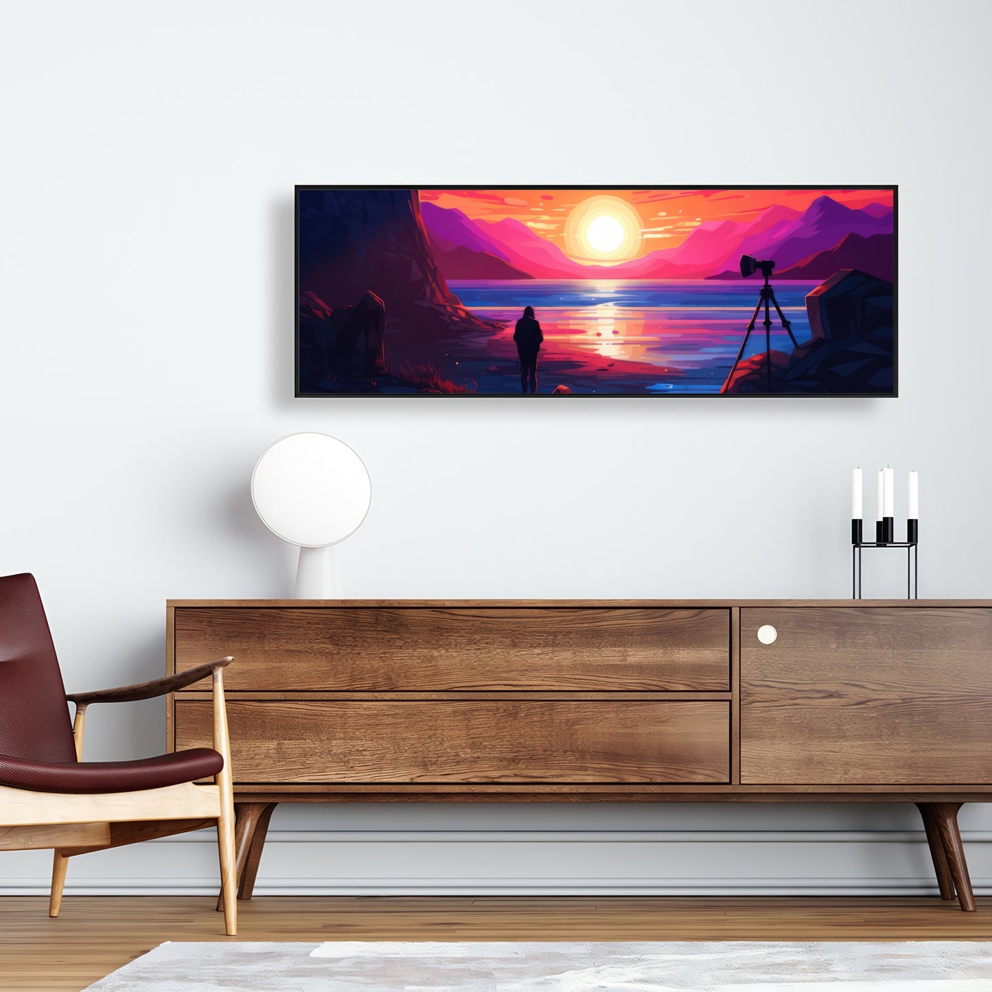 Solitude - 36"x36" Framed canvas