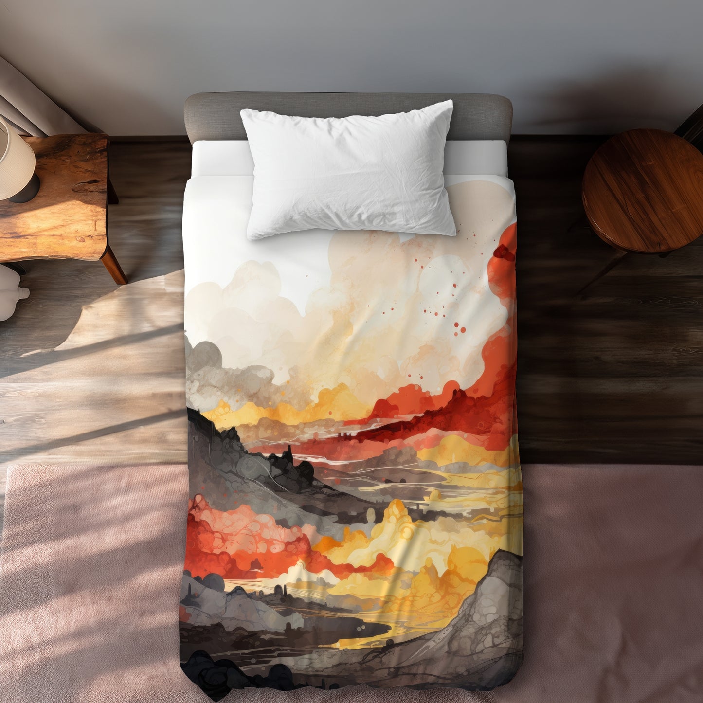 Scolding Land Gray Duvet Cover | Stylish Home Decor Essentials