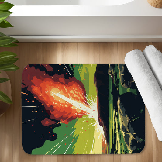 The crash - 17"x24" Bath mat