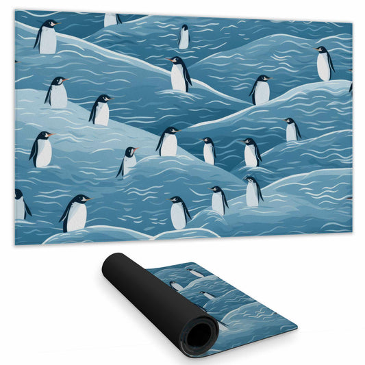 Penguins Wandering Gaming Mat - Stylish Home Decor Playmat