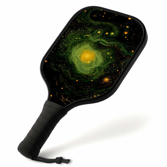 Illuminated in Space Casual Pickleball Paddle Set Sport