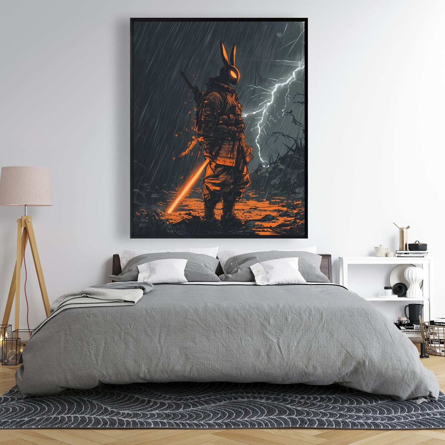 War Machine - Gray Framed Canvas Home Decor | Stylish Art