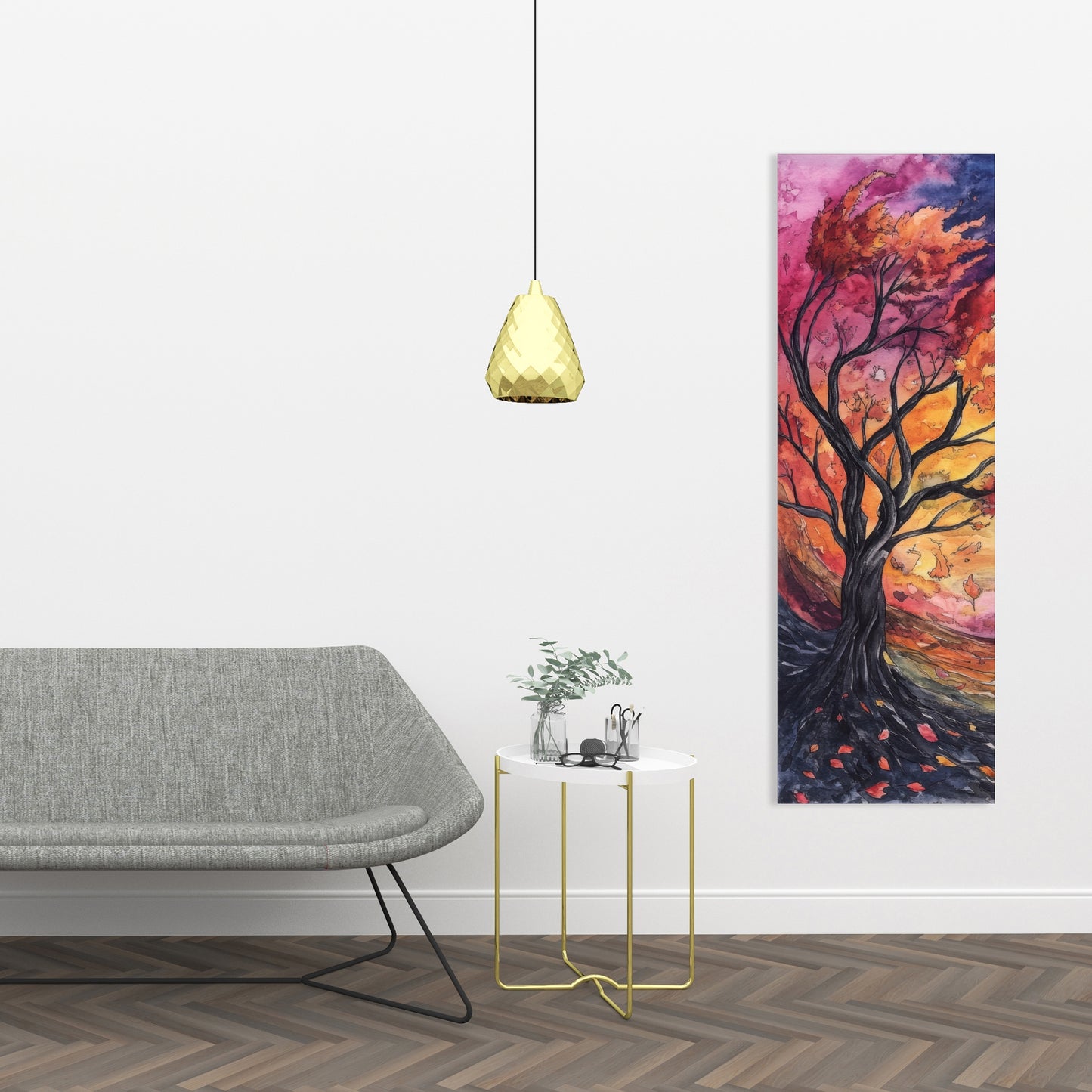 Before the Storm - Blue Canvas Home Decor Art Piece