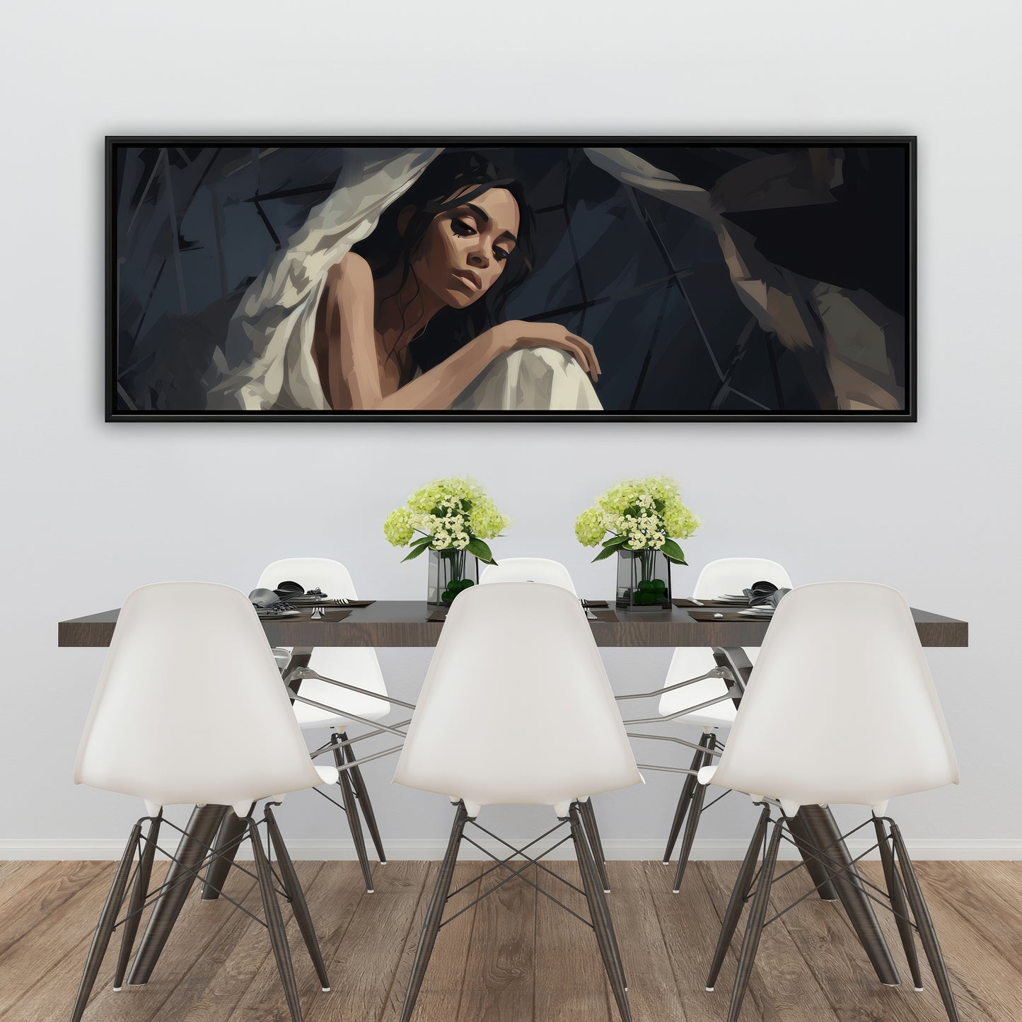 Cocooned - 36"x36" Framed canvas