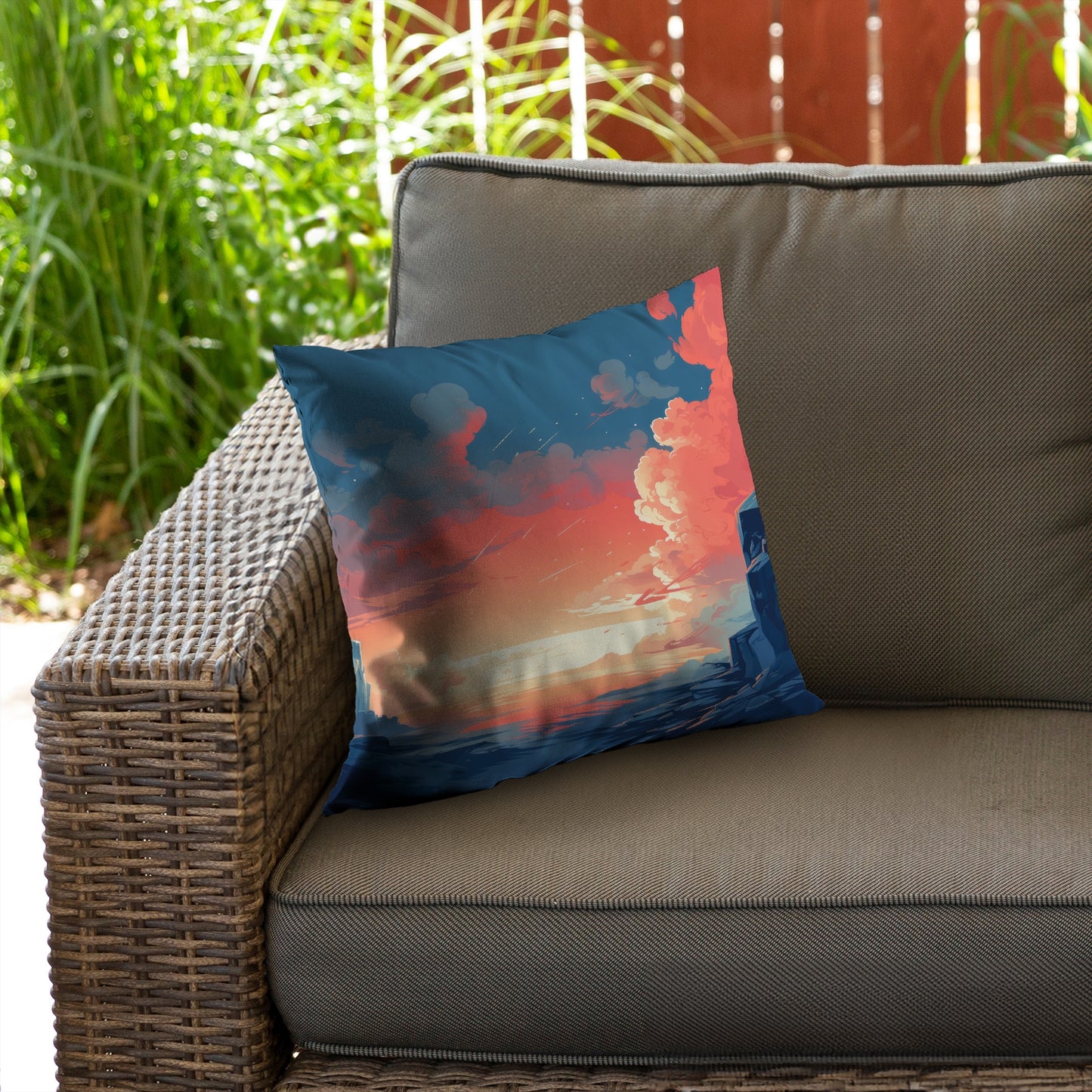 Inspiration White Poly Twill Throw Pillow - Home Decor Insert