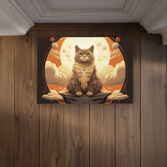 The overlord Black Indoor Outdoor Door Mat | Home Decor