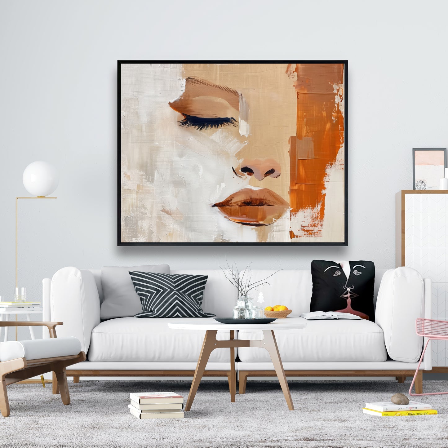 Half - 24"x24" Framed canvas