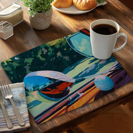The drive - 14"x18" Braided Polyester Placemat