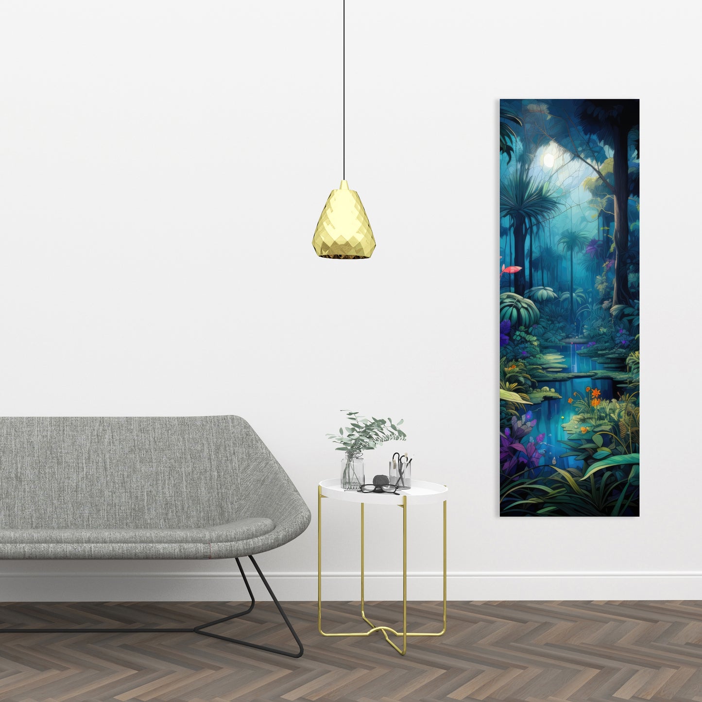 The Beauty of Nature - Black Canvas Home Decor Art Print