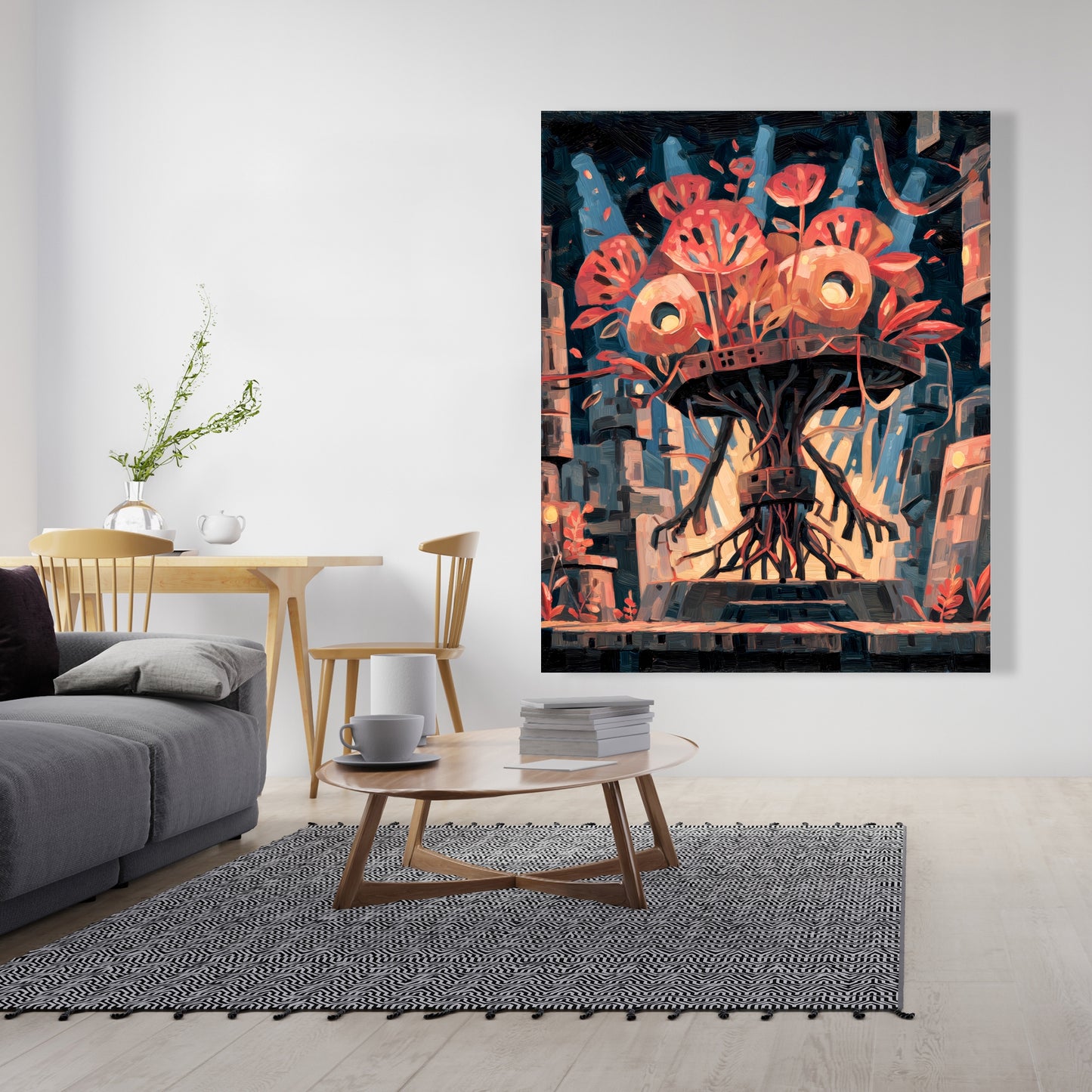 Dystopic nature - 24"x24" Canvas