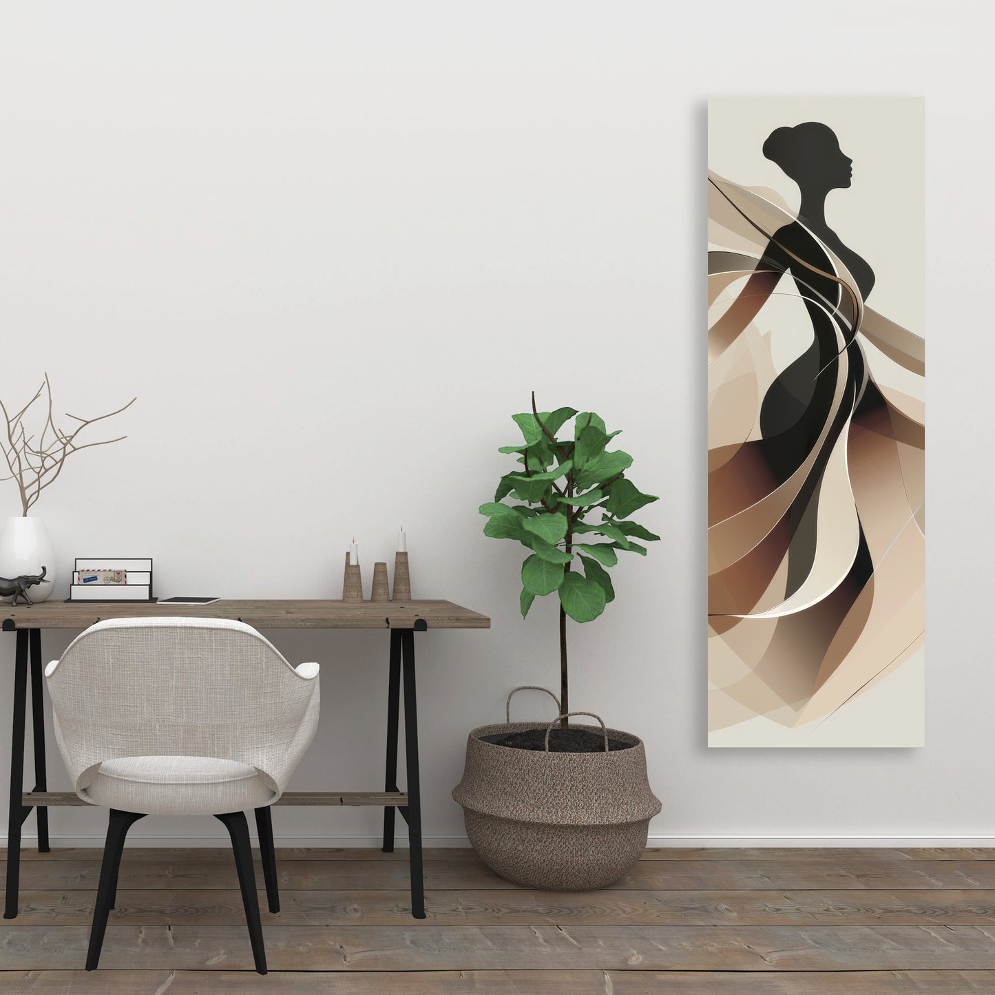 Classy silhouette - 32"x32" Canvas