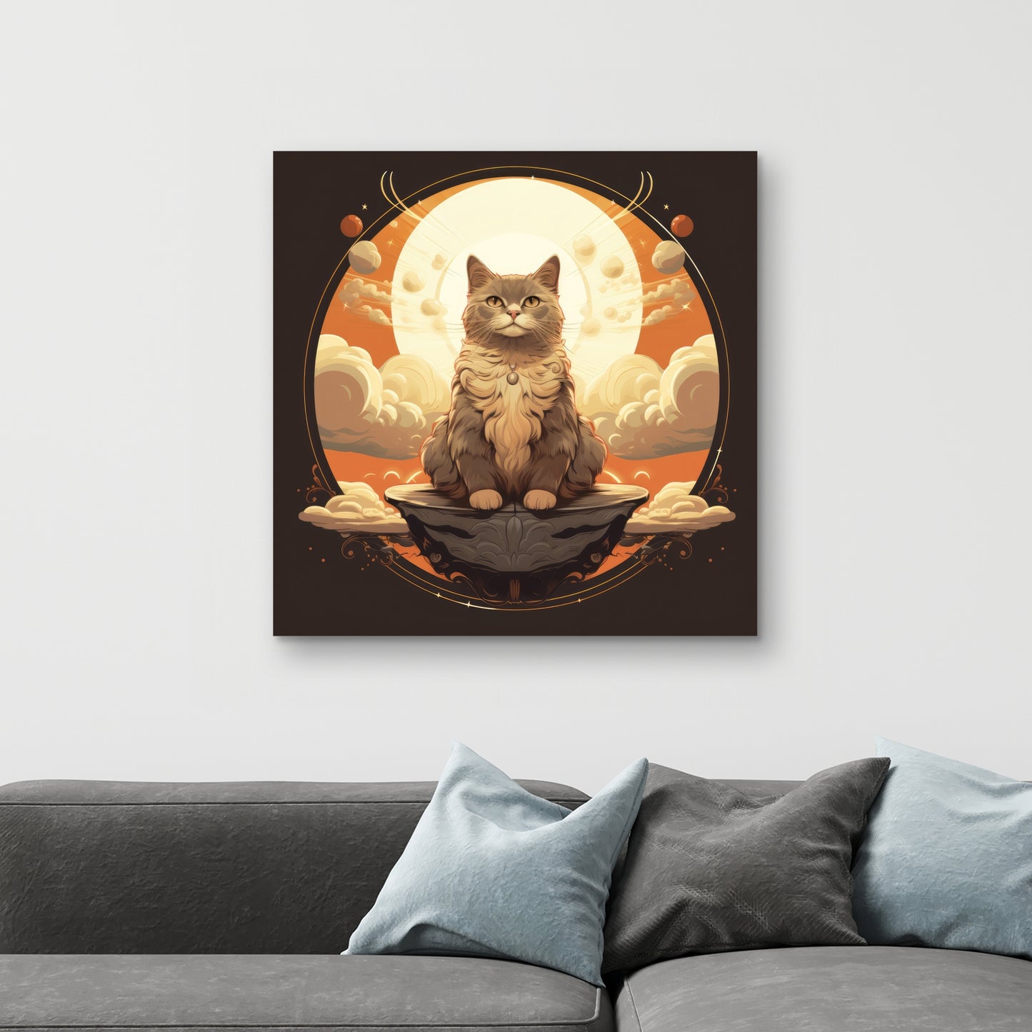 The overlord - 32"x32" Canvas