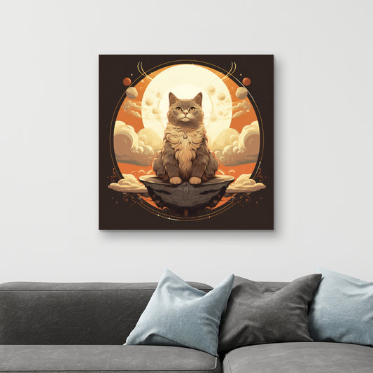 The overlord - 32"x32" Canvas