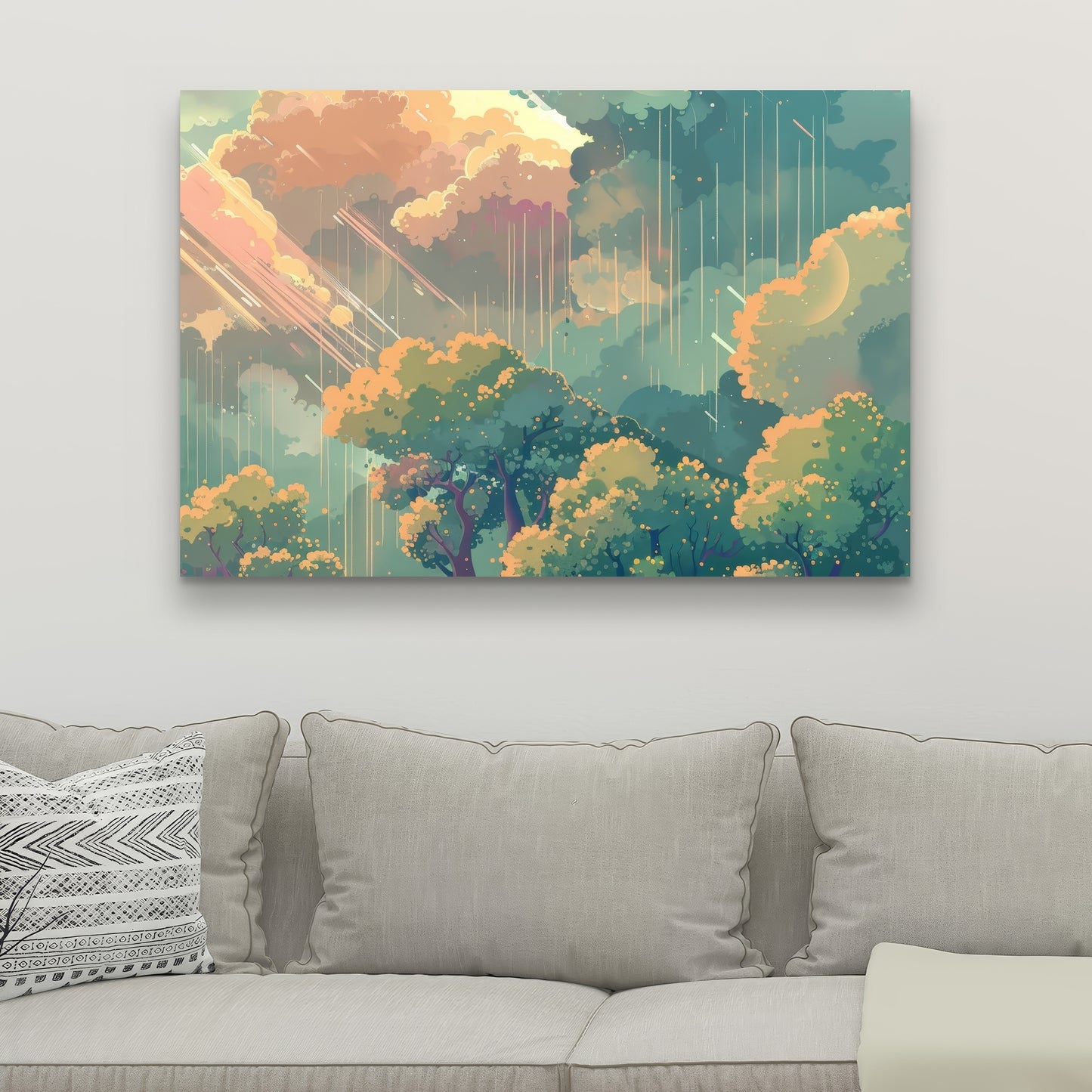 Crystal winds - 32"x32" Canvas