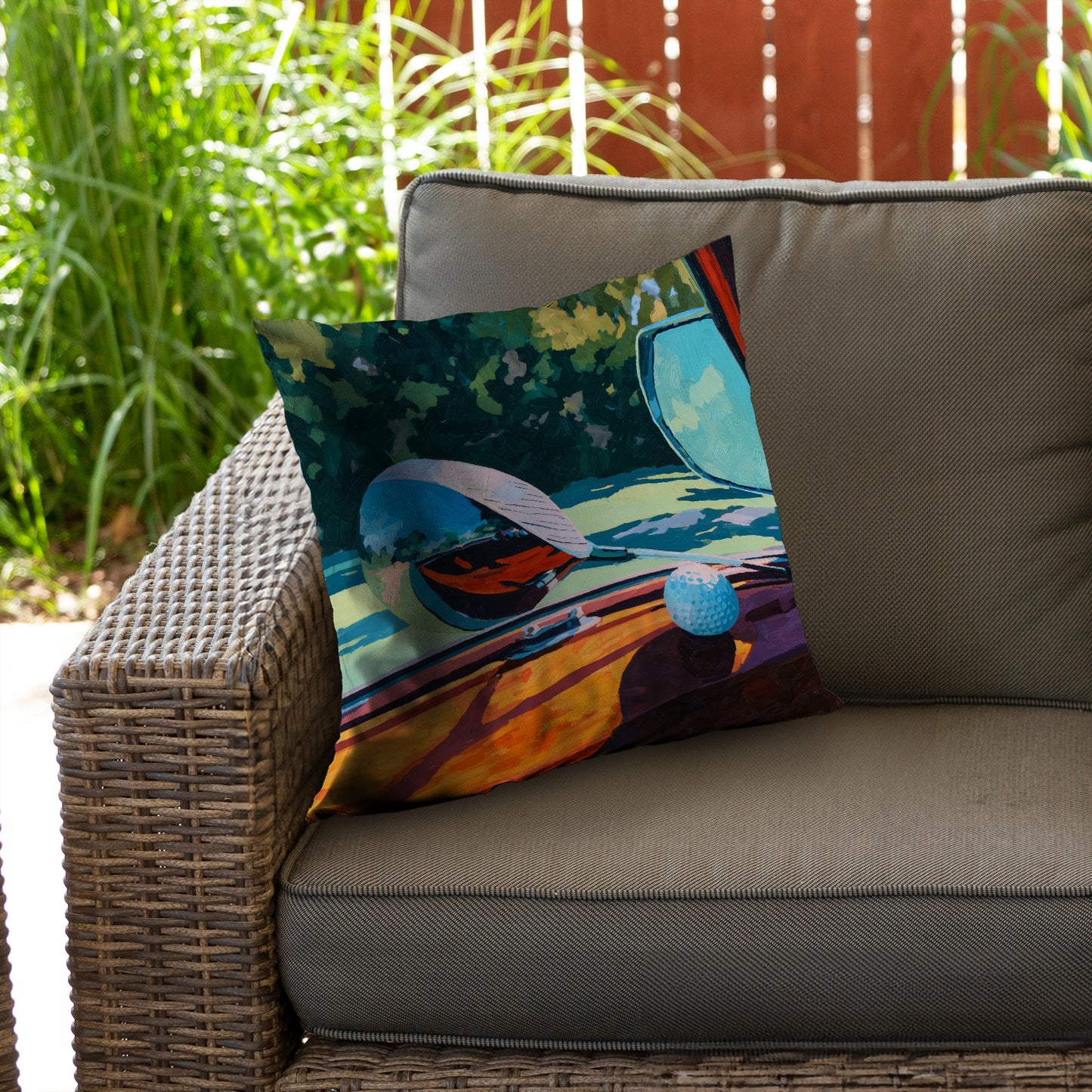The Drive Sports Summer Poly Twill Throw Pillow Insert - Home Decor