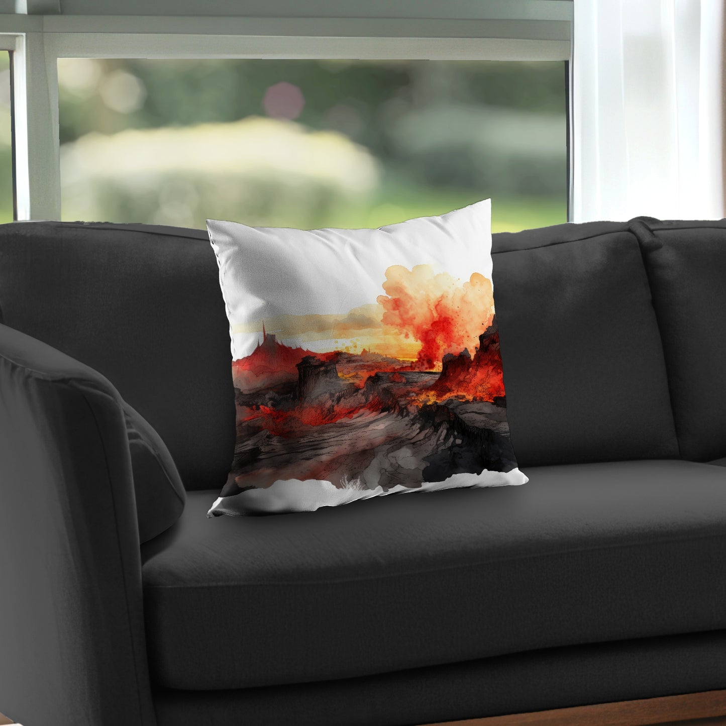 Minimalist flow - Throw Pillow