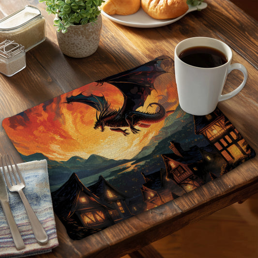 Hope for Mercy - Gray Braided Polyester Placemat for Home Decor