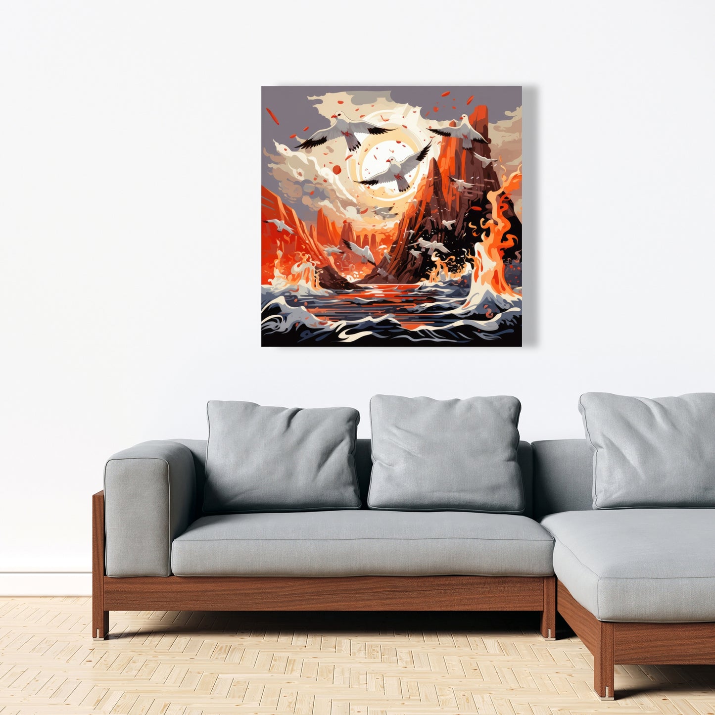 The escape - 32"x32" Canvas