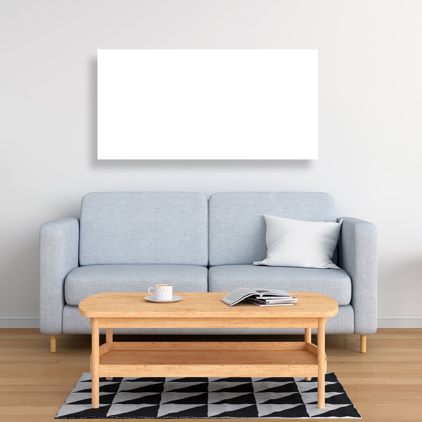 Pure white - 32"x32" Canvas