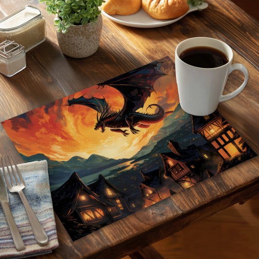 Hope for Mercy Yellow Polyester Placemat | Home Decor Accent