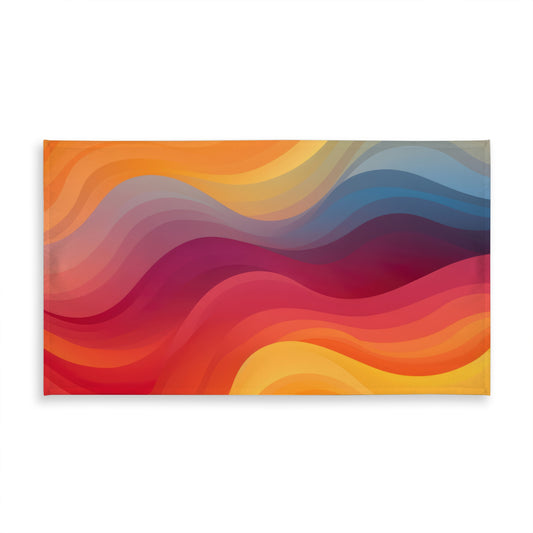 Cloudy sky Yellow Indoor Outdoor Tablecloth for Home Decor