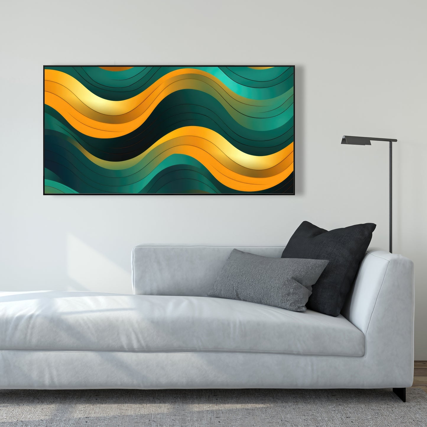 Voluptuous - Framed Canvas - Print on demand