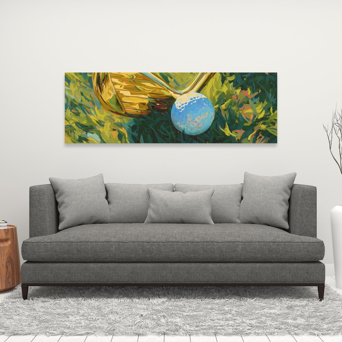 Golden club - 32"x32" Canvas