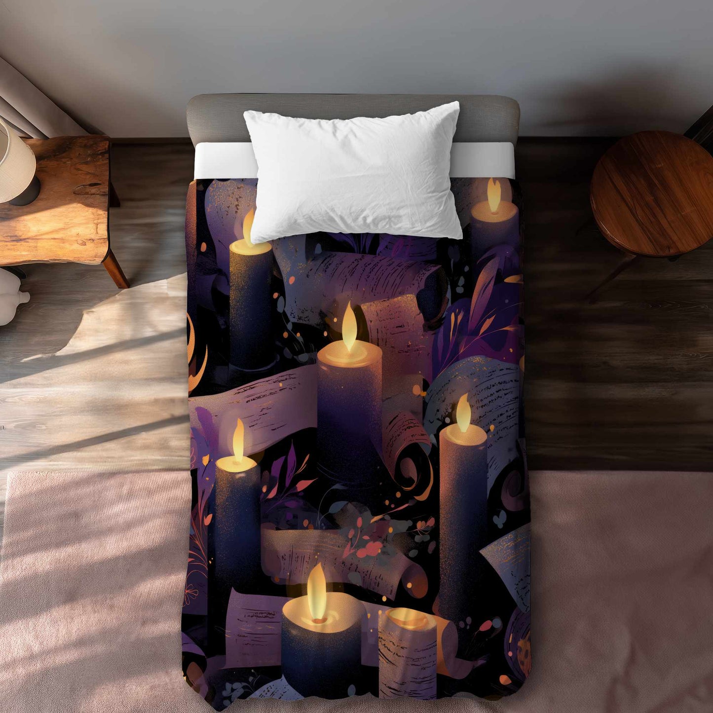 Housse de couette Chuchotis aux Chandelles | Décoration douillette