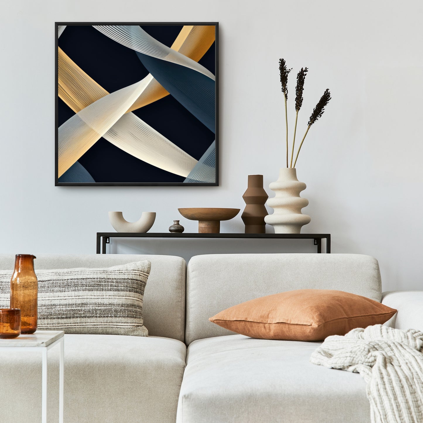 Ropes of destiny - 36"x36" Framed canvas