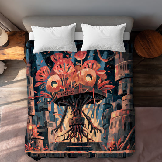 Dystopic nature - 88"x88" Duvet Cover