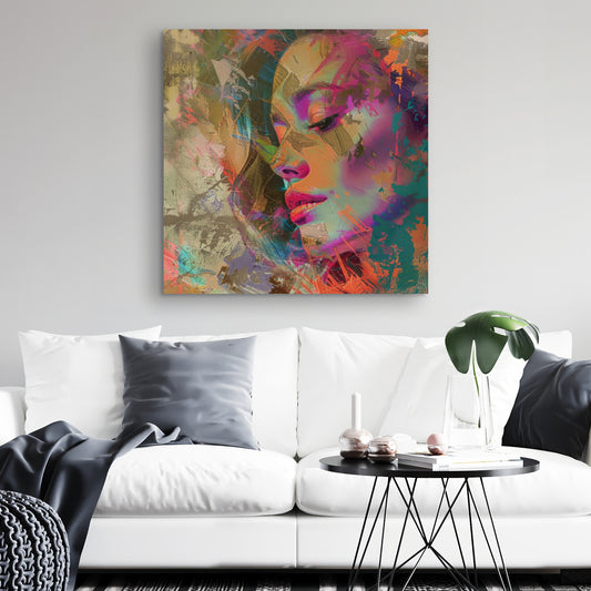 Grunge look - 32"x32" Canvas