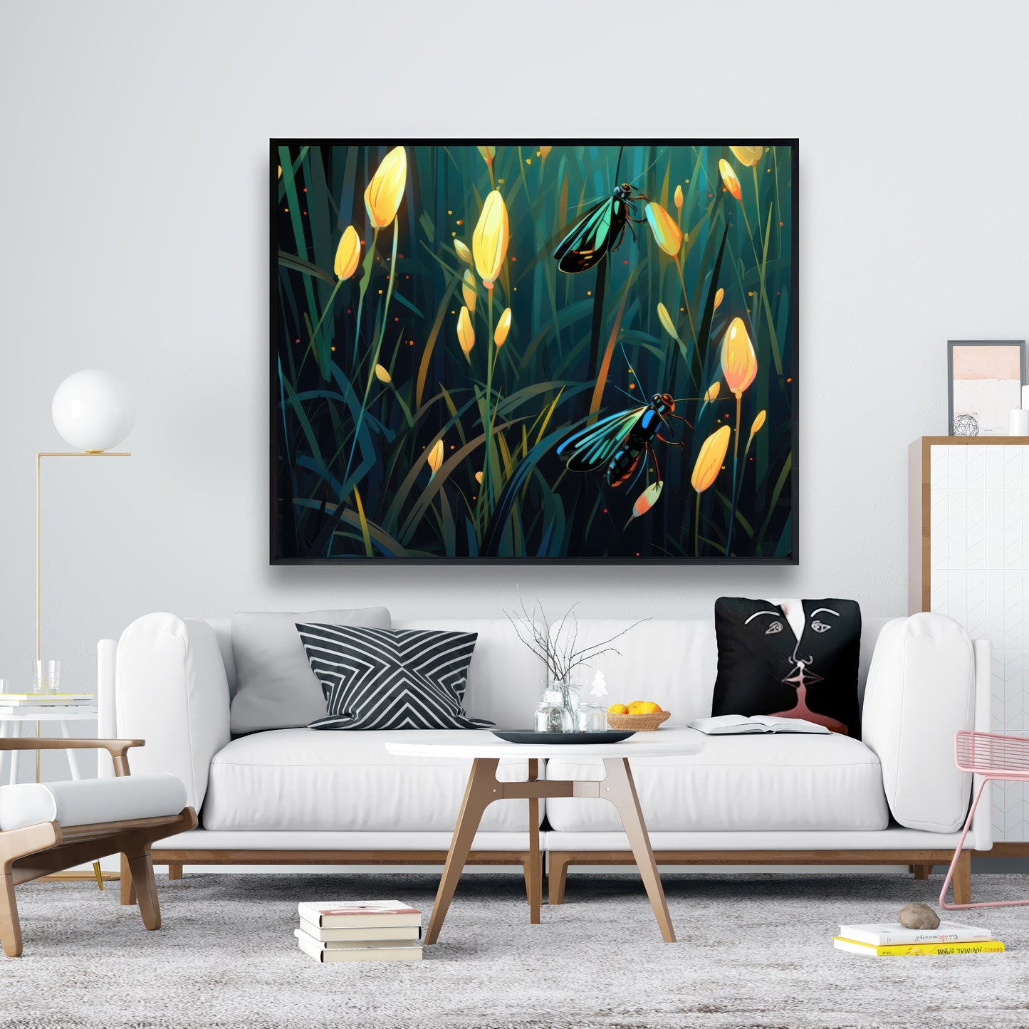 Appealing - Framed Canvas - Print on demand