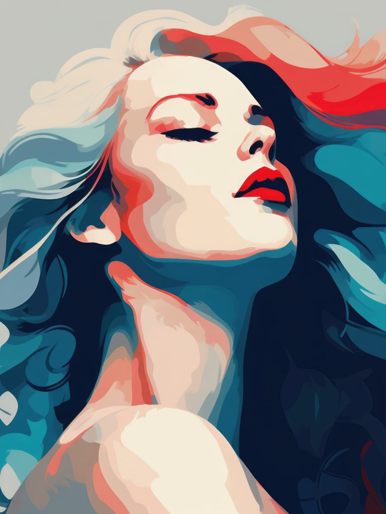 Beauty at its purest - Framed Canvas - Print on demand