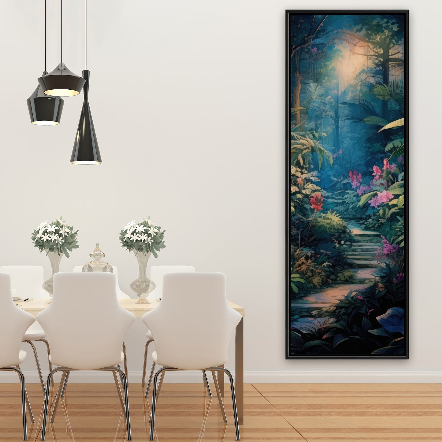 Against all odds - Framed Canvas - Print on demand