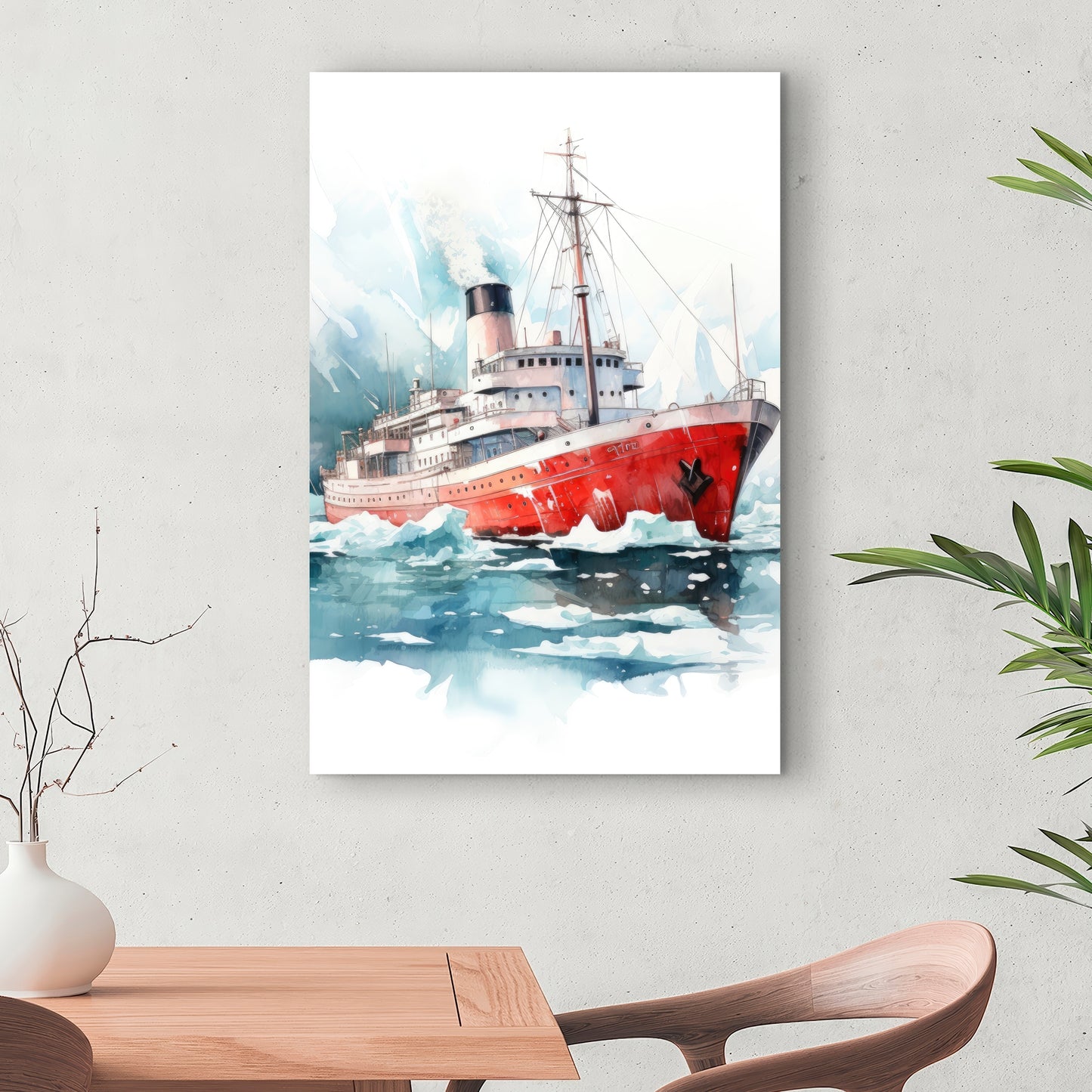 Icebreaker - 32"x32" Canvas