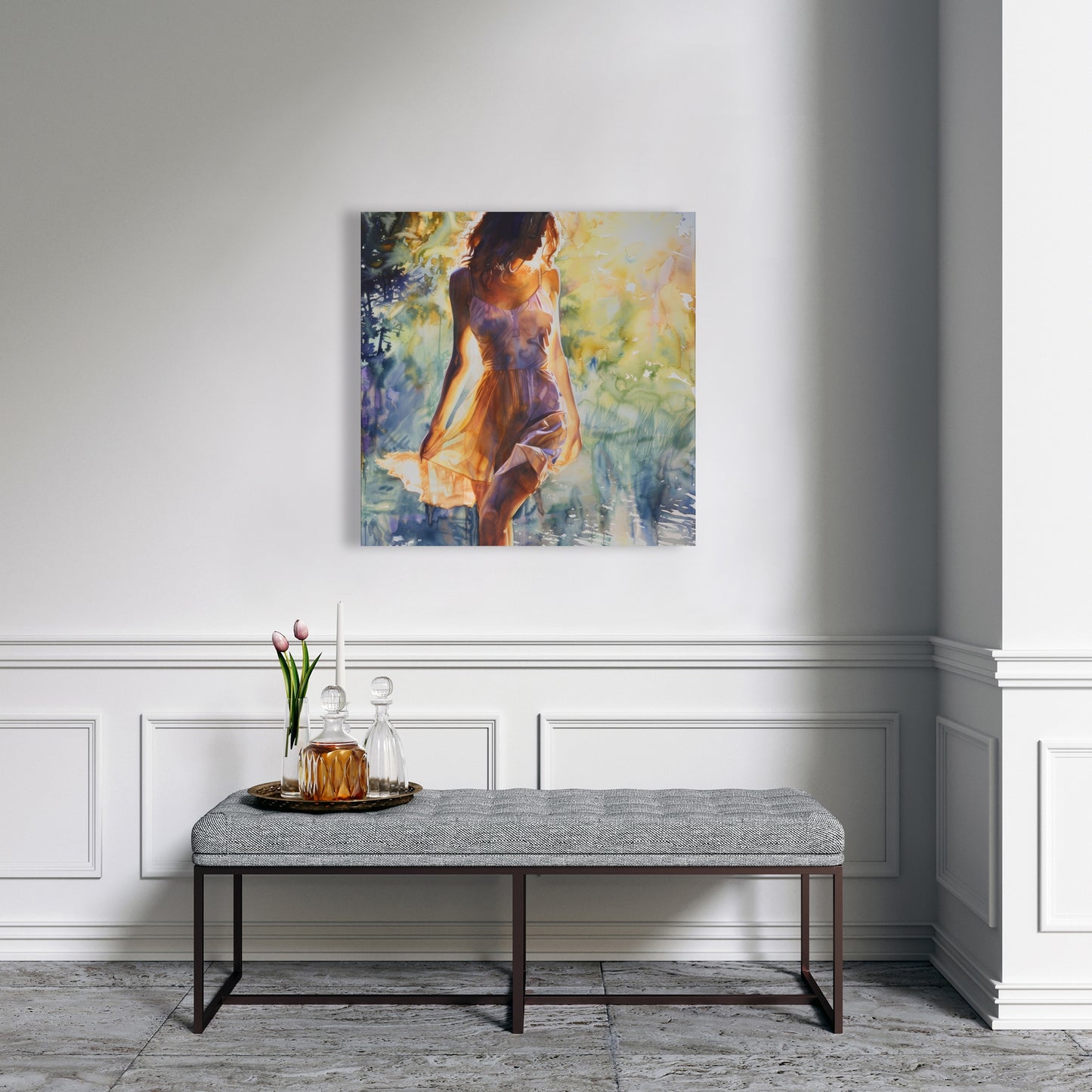 Out of the water - 32"x32" Canvas