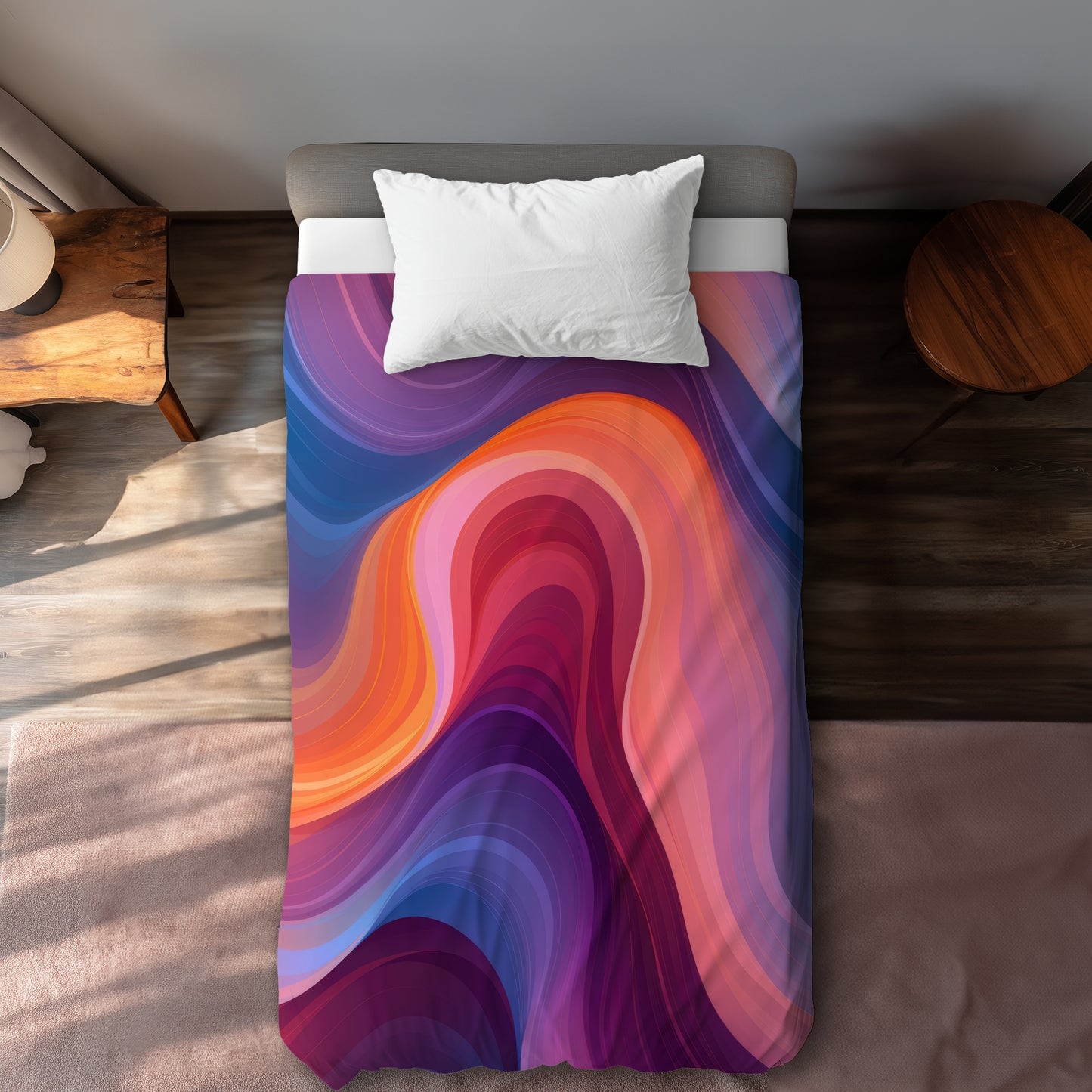 Purple Haze Pink Duvet Cover | Stylish Home Decor Accent