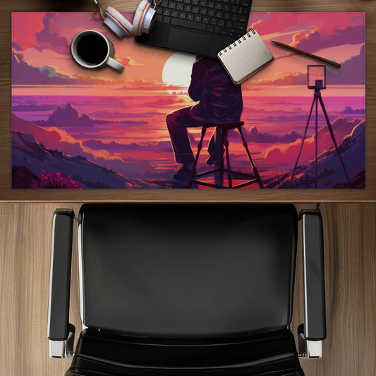 The observer - Desk Mat