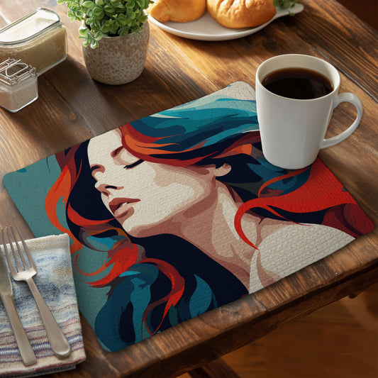 Zen Beige Braided Polyester Placemat | Home Decor Accents