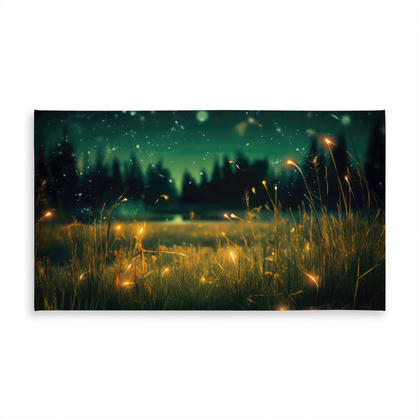 Light in the Dark Green Tablecloth for Indoor Outdoor Decor