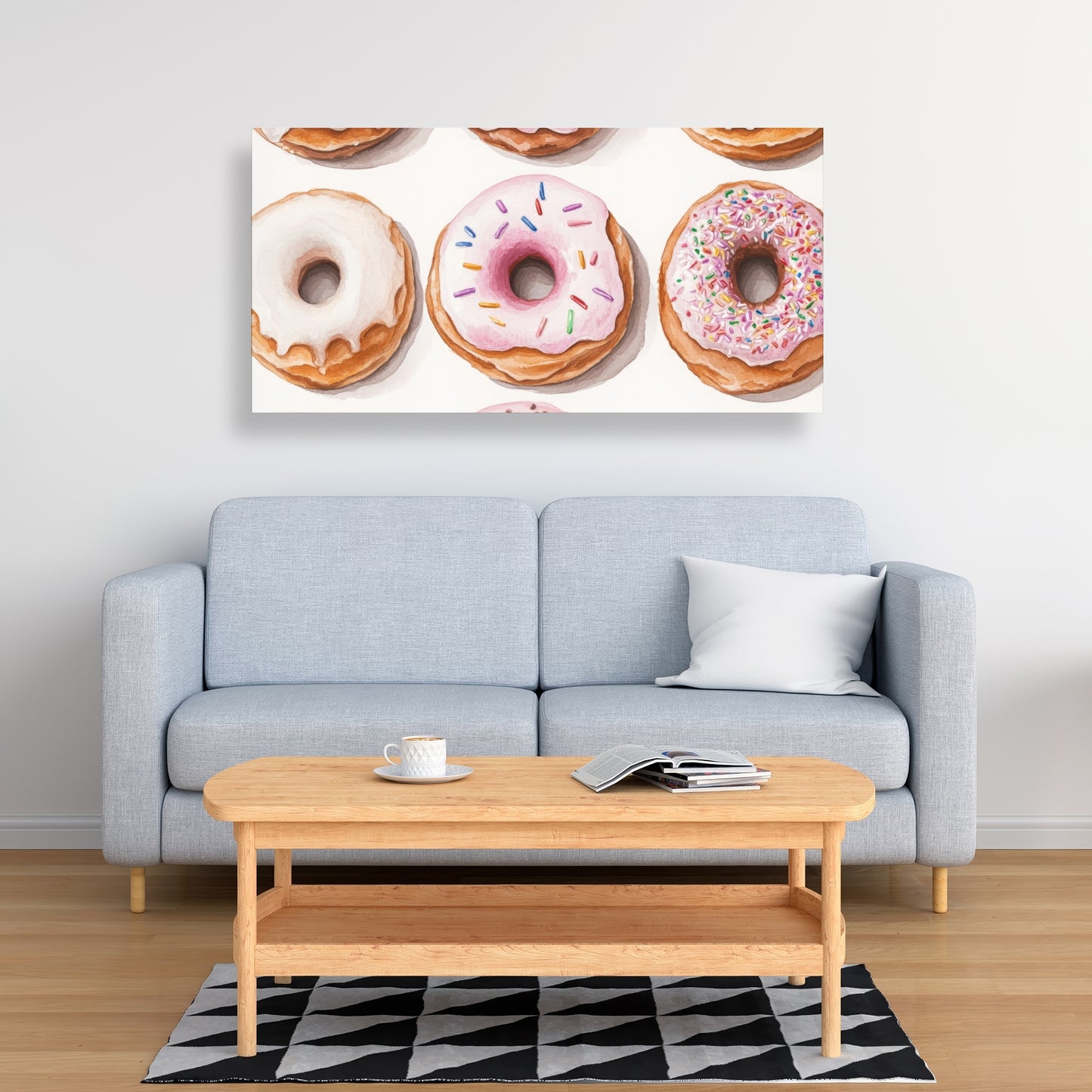 Donuts - 32"x32" Canvas