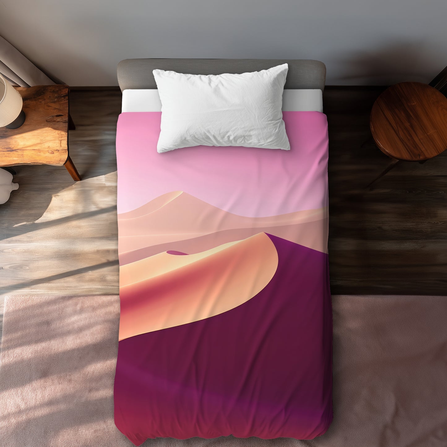 Calm Dunes Pink Duvet Cover | Stylish Home Decor Accent