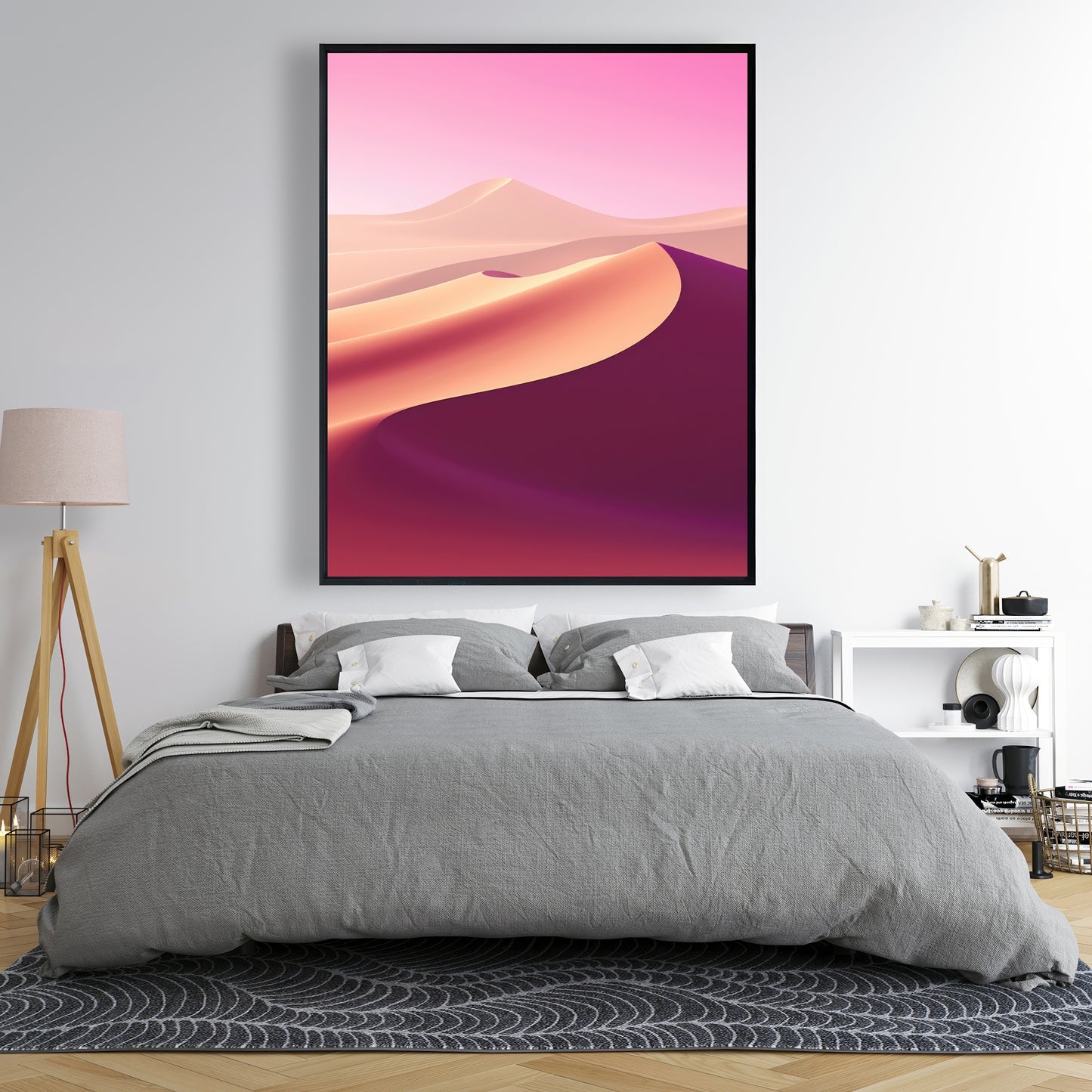Calm dunes - 36"x36" Framed canvas