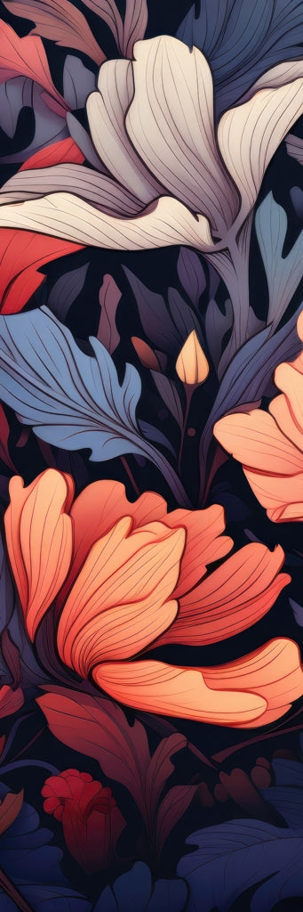 Blooming uninterrupted - Framed Canvas - Print on demand