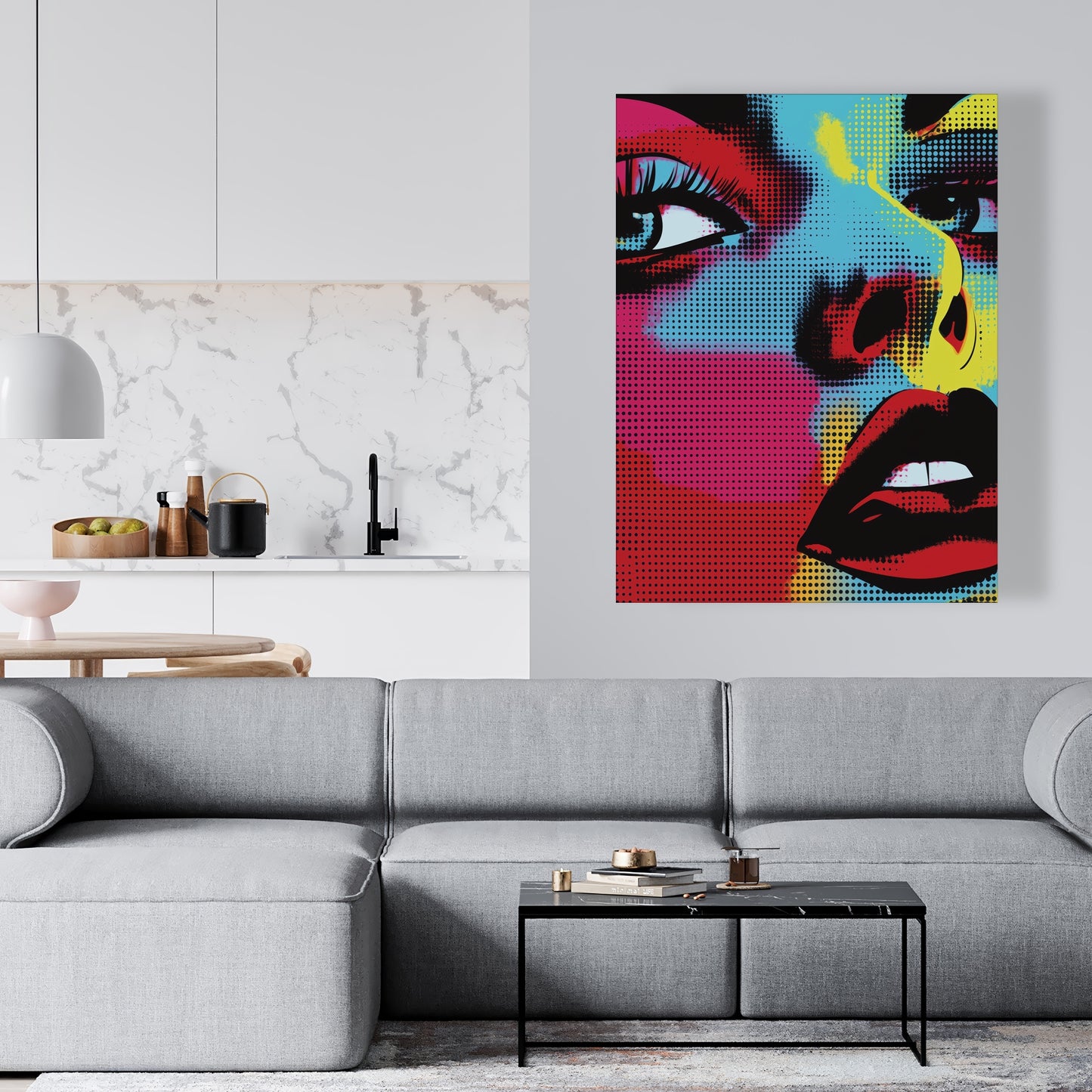 Comics Yellow Canvas - Vibrant Home Decor for Your Walls