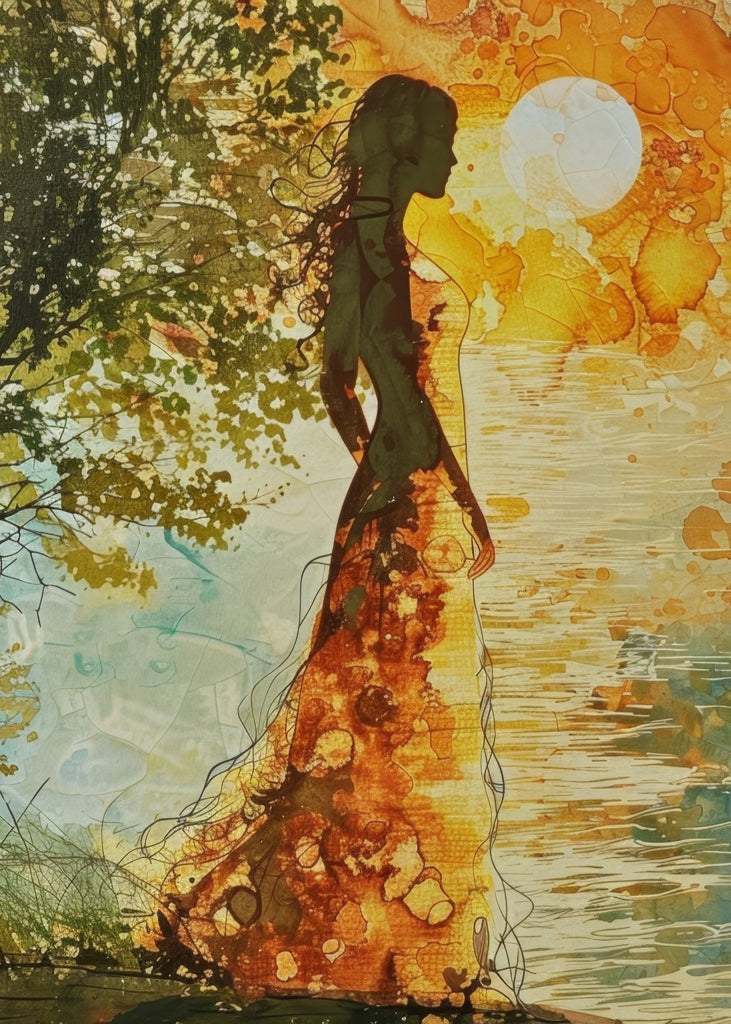 Peaceful sun - 17"x24" Bath mat