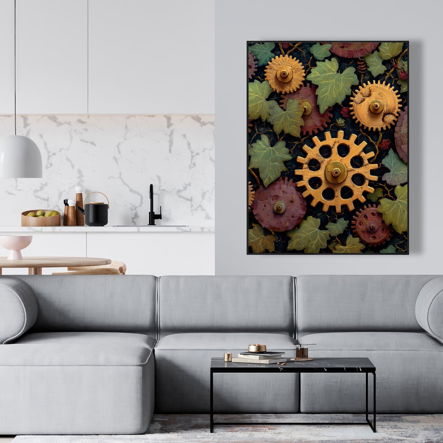 Nature punk - 24"x24" Framed canvas