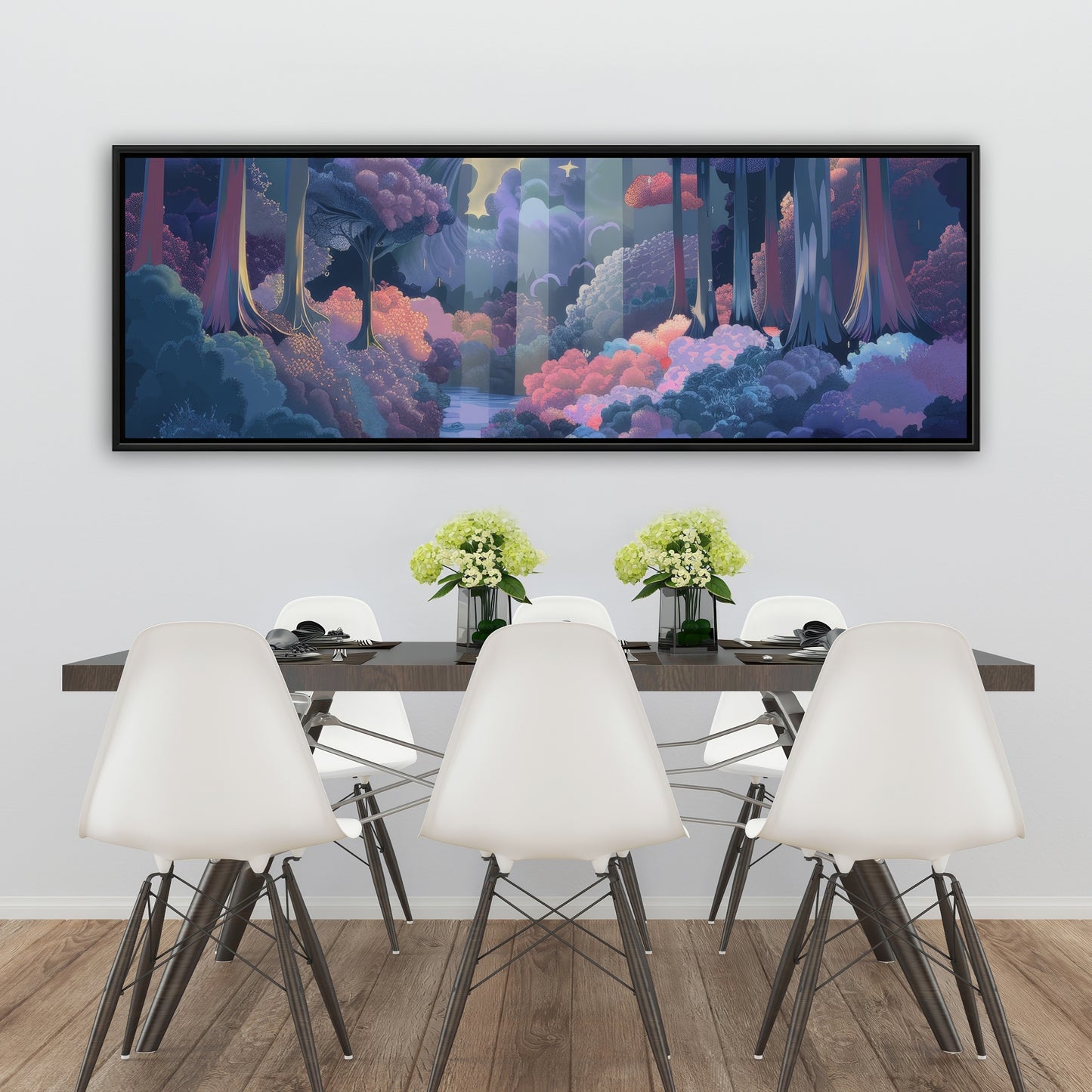Beams - Framed Canvas - Print on demand